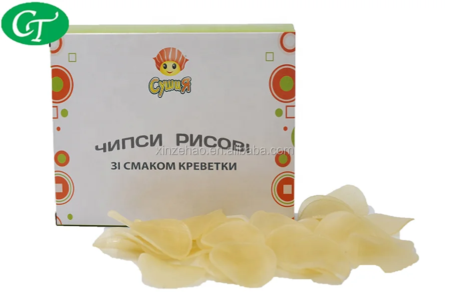 
Uncooked Dried Prawn Crackers Seafood fried Snack 227g White Color 