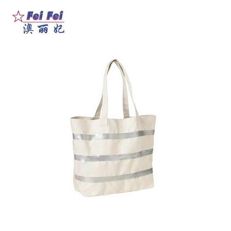 wholesale design beach canvas tote souvenir cotton organic shopping bag