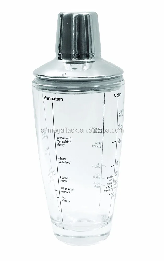23OZ-650ML Visol Mystic Glass Cocktail Shaker For Promotion