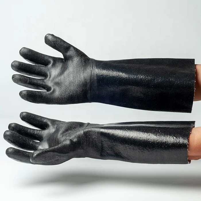 long heat resistant neoprene gloves BBQ gloves grill Gloves