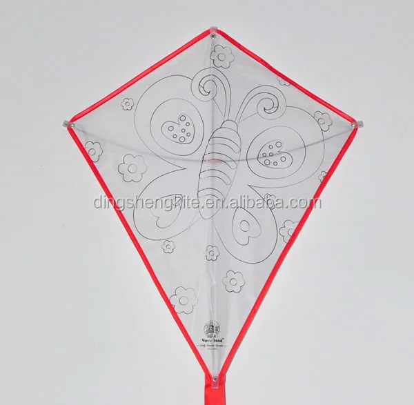 China teaching kids kite DIY kite drawing kite manufacturer