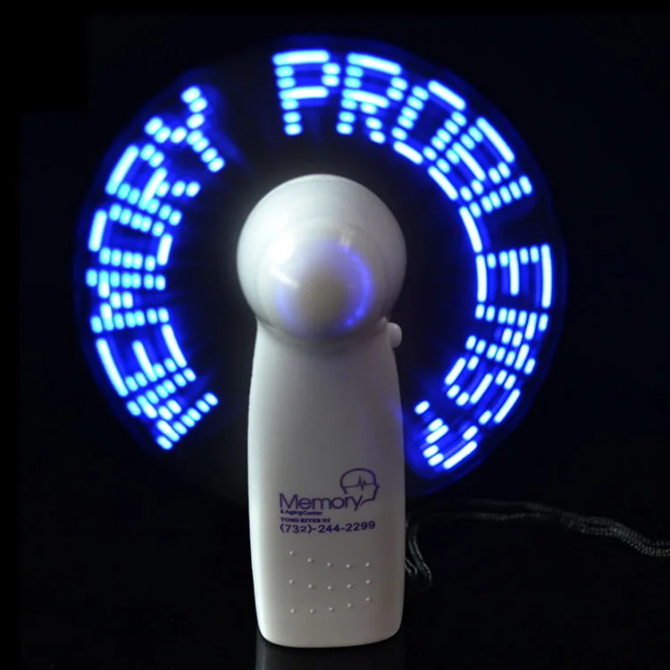 
Factory Promotion Cheap Programmable Led Message Handheld Mini Fan With Custom 