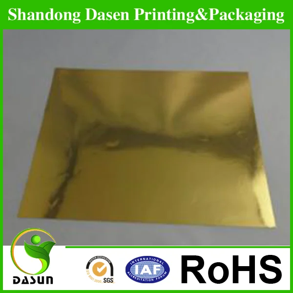 
Gold&Silver A4 Metallized Paperboard 