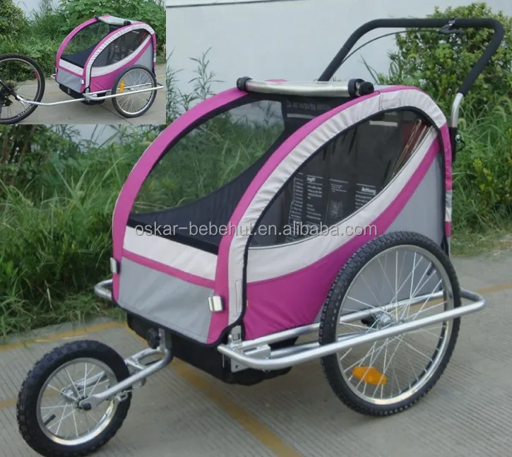 China Bicycle Baby Trailer with Handle Brake BT-507