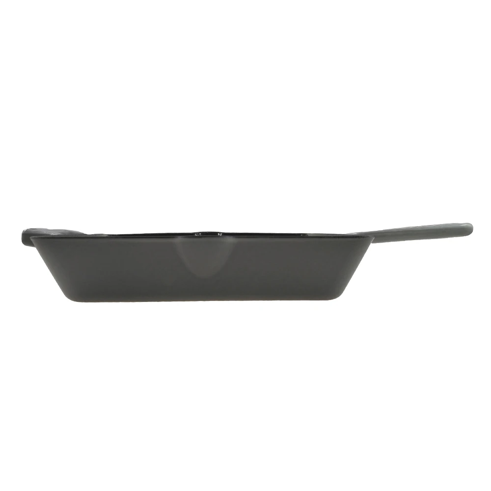 CE certificate enameled cast iron square grill pan