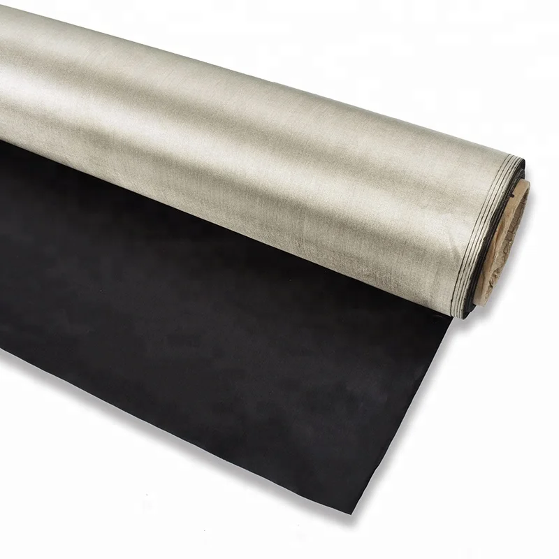 Copper nickel Conductive emi Shielding fabric rfid blocking material/fabric for credit card & passport protector