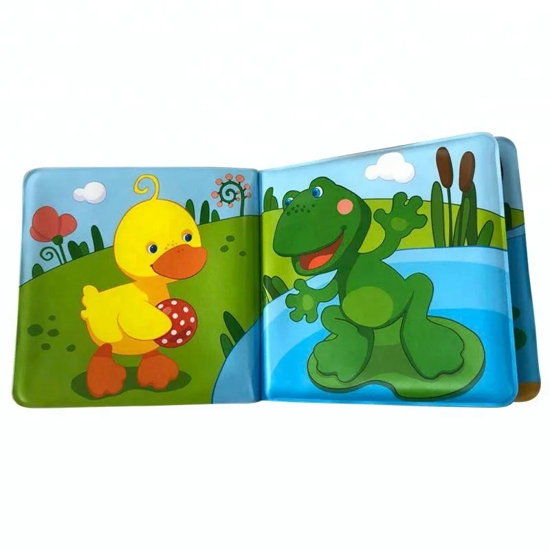 Baby Floating Duck Soft Waterproof toys distributors Educational book eva bath toy