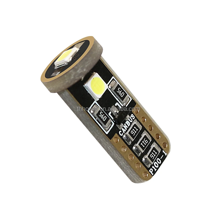 T10 3030 3SMD Canbus Error Free Car Led Interior Dome Light W5W 192 194 168 Auto Dashboard Lamp DC12V Warning Indicator Bulb