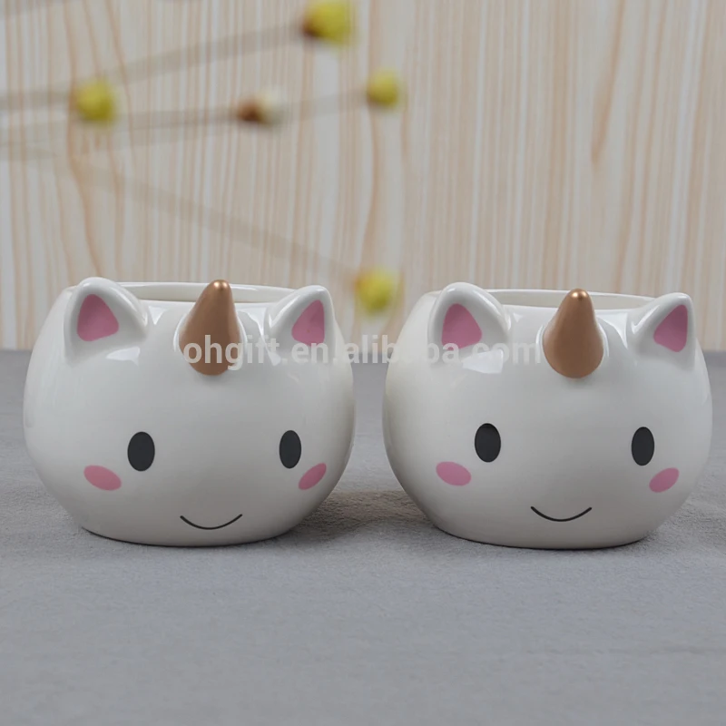 Cartoon Unicorn Mug 3D Ceramic Coffee Cup Drinkware Mug Cup