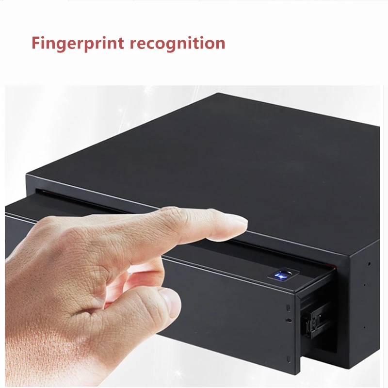 
Factory supply office desk accessories new password fingerprint open drawer smart drawer 