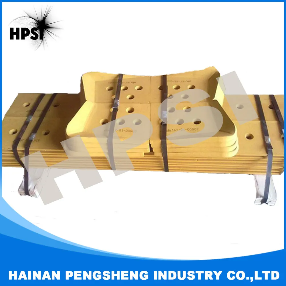 Нож подрезной левый боковой бульдозера Shantui SD16 16Y-81-00002