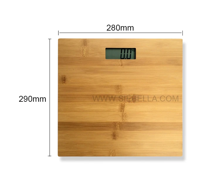 Высококачественные недорогие Электронные цифровые весы из бамбукового материала с сертификатом CE RoHS