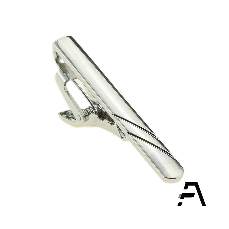 2,3 дюймовый Изысканный Классический зажим для галстука из нержавеющей стали