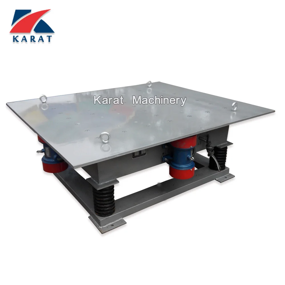 Vibrating table price vibration table for concrete moulds
