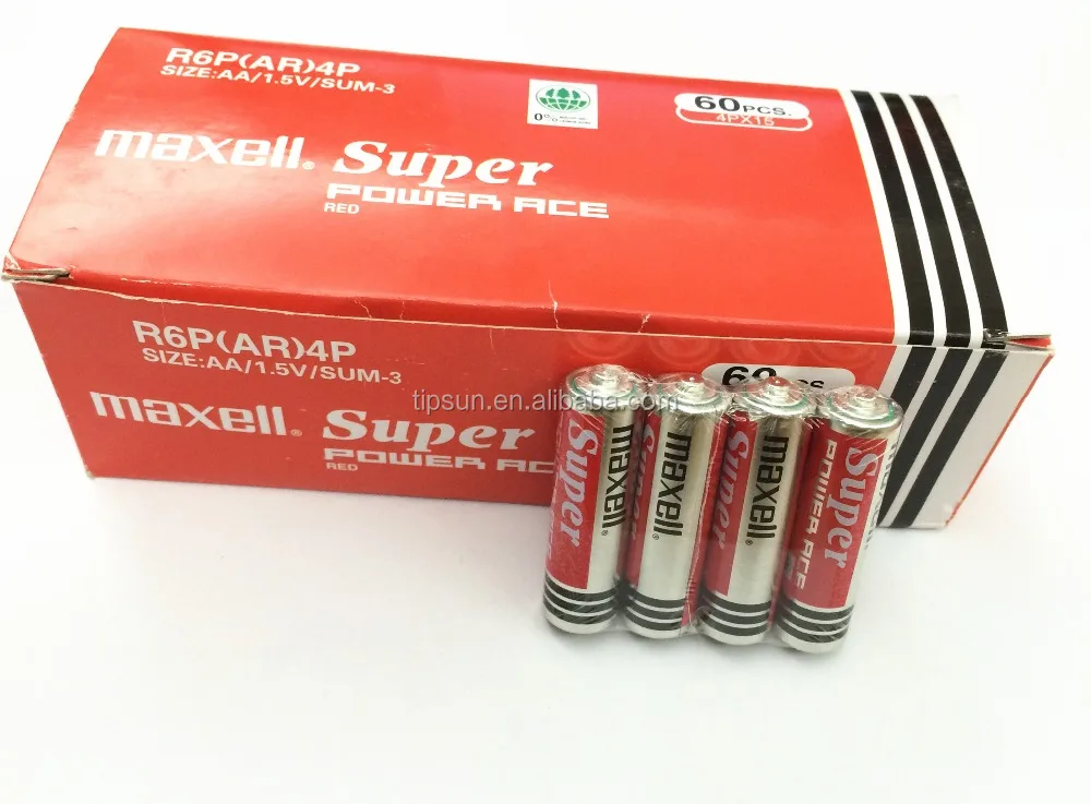 High Quality 1.5V R6P Size AA Mercury Free Zinc Carbon Battery