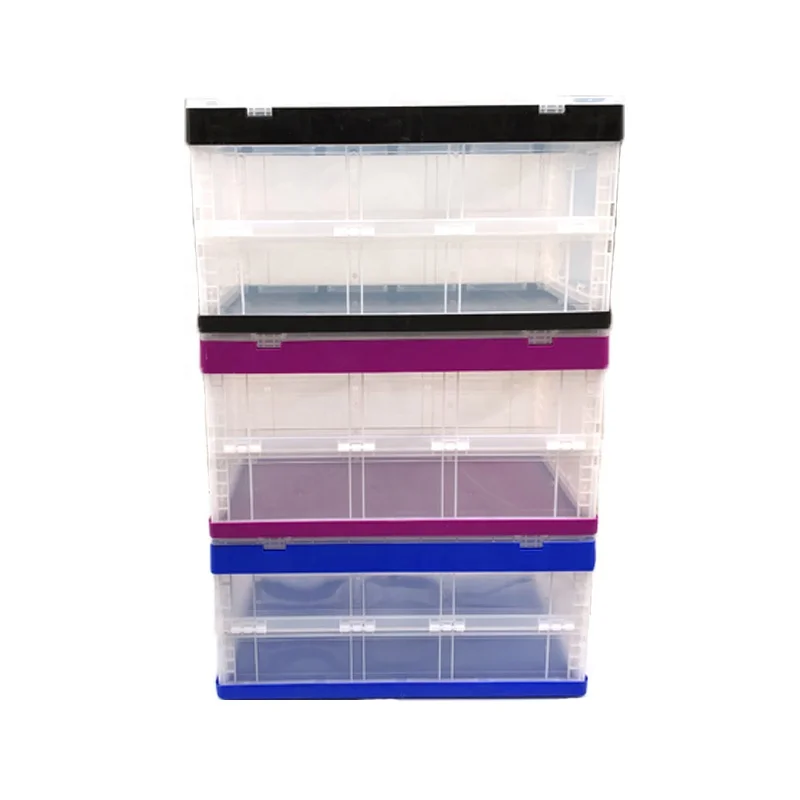 
Storage box and box moving plastic collapsible container PP collapsible plastic collapsible storage container crates 