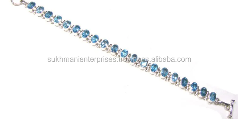 Latest Tourmaline Bracelet, 925 Sterling Silver Jewelry