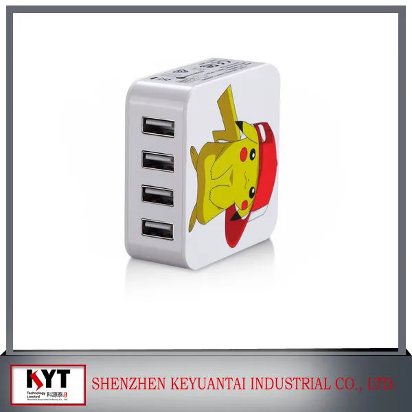 Mobile phones accessories 25W 5V5A 4 usb port travel chargerfor iphone charger, android phone