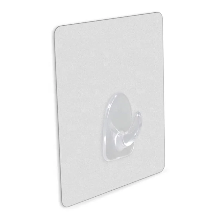 
Strong Wall Hook, Heavy Duty Sticky Hook Suitable for Kitchen, Bathroom, Bedroom, Office Traceless Adhesive Hook 