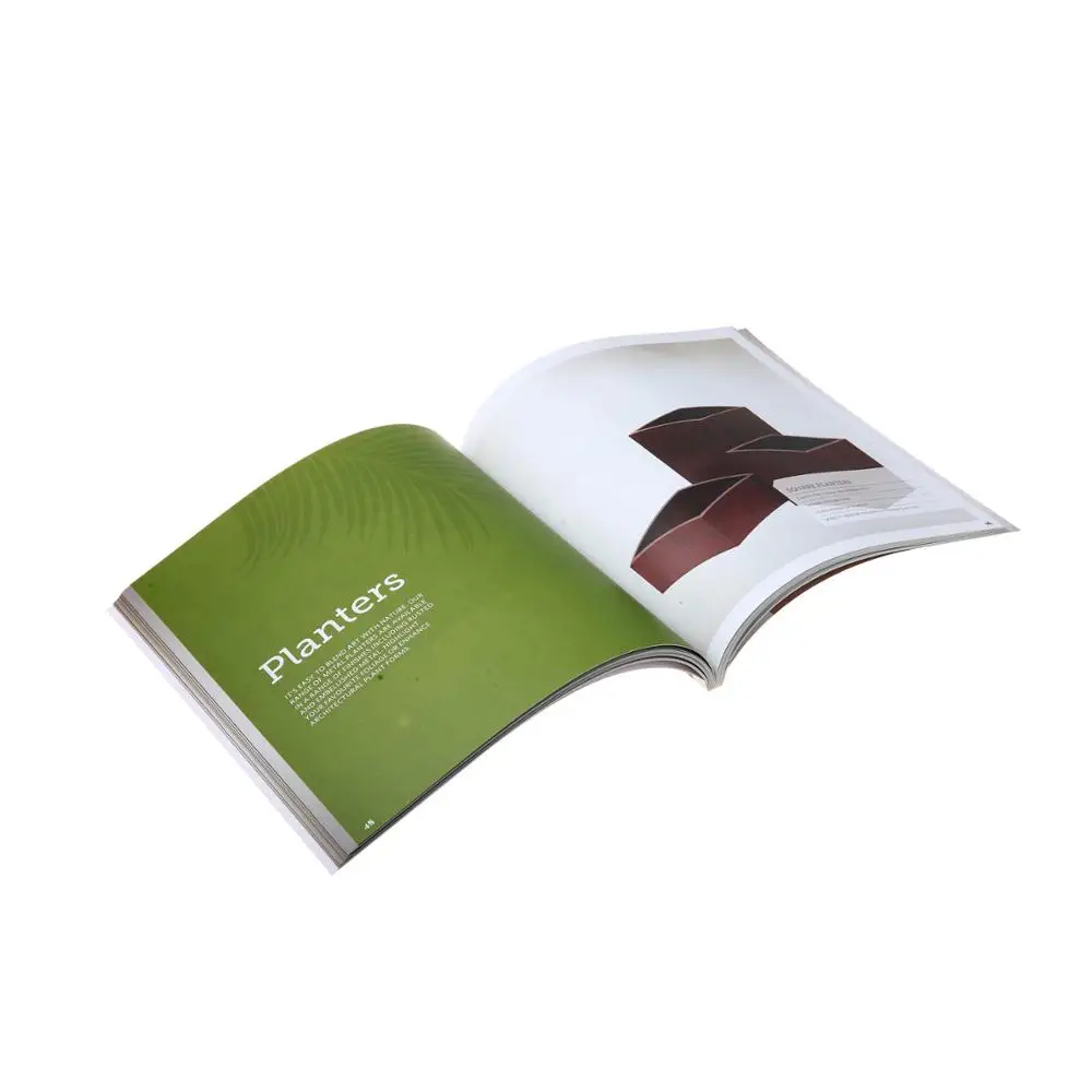 high quality full color perfect binding catalog printing