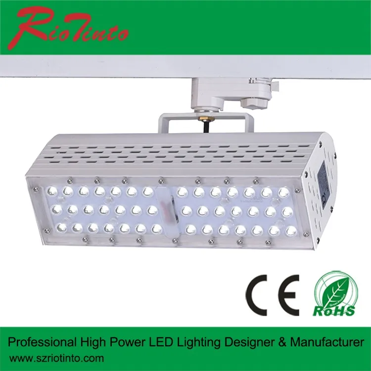 Dimmable 4 Rail Spot Light 5500 Kelvin 50W Rgb LED Track Light
