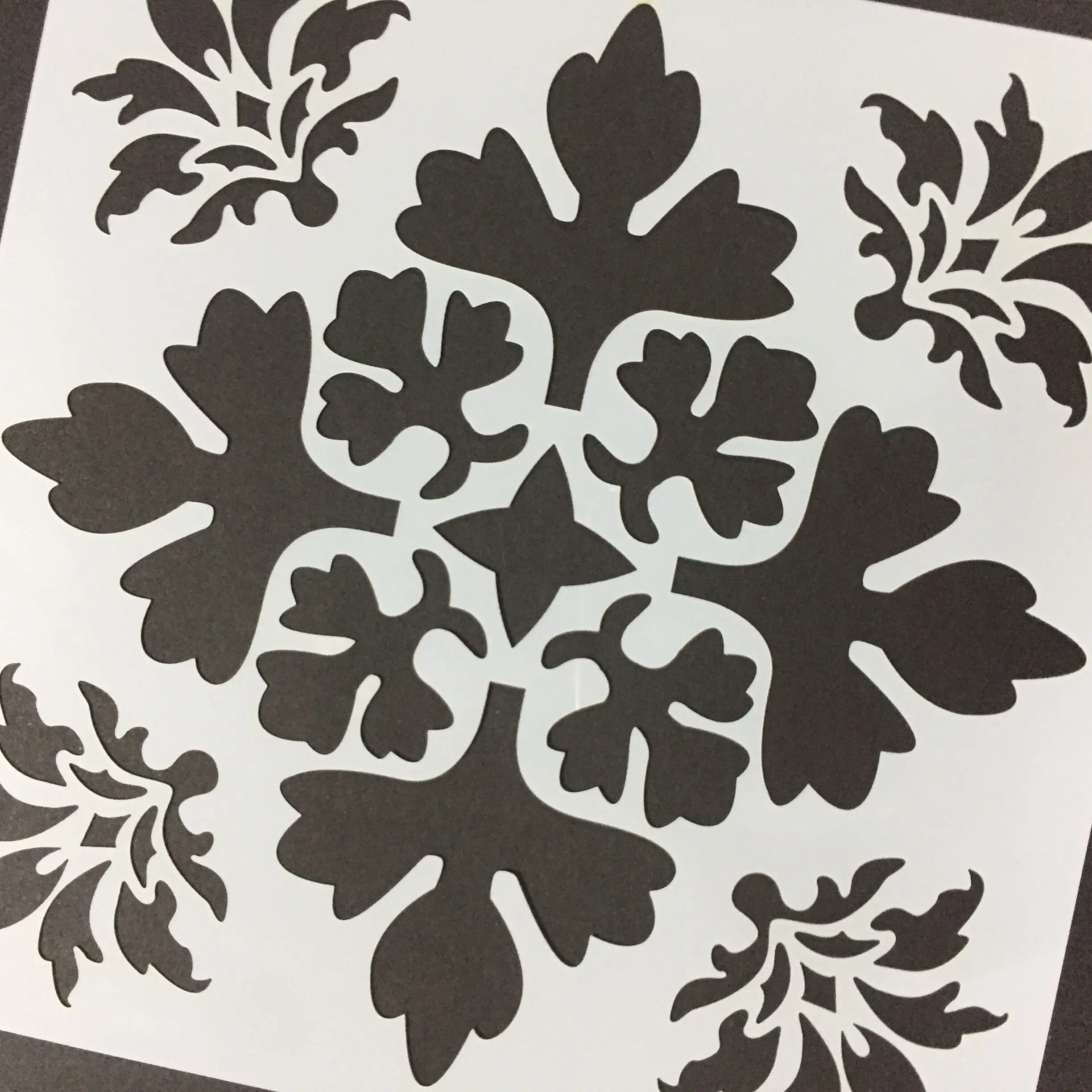 Трафарет для домашних животных многоразовый цветочный шаблон покраски стен