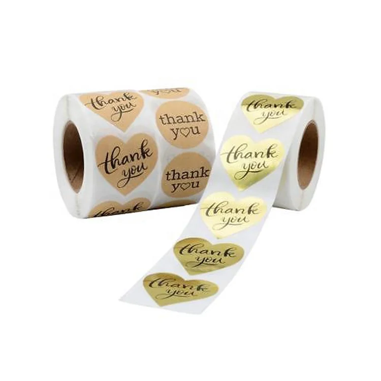 Chinese Wholesale Thank You Label Sticker