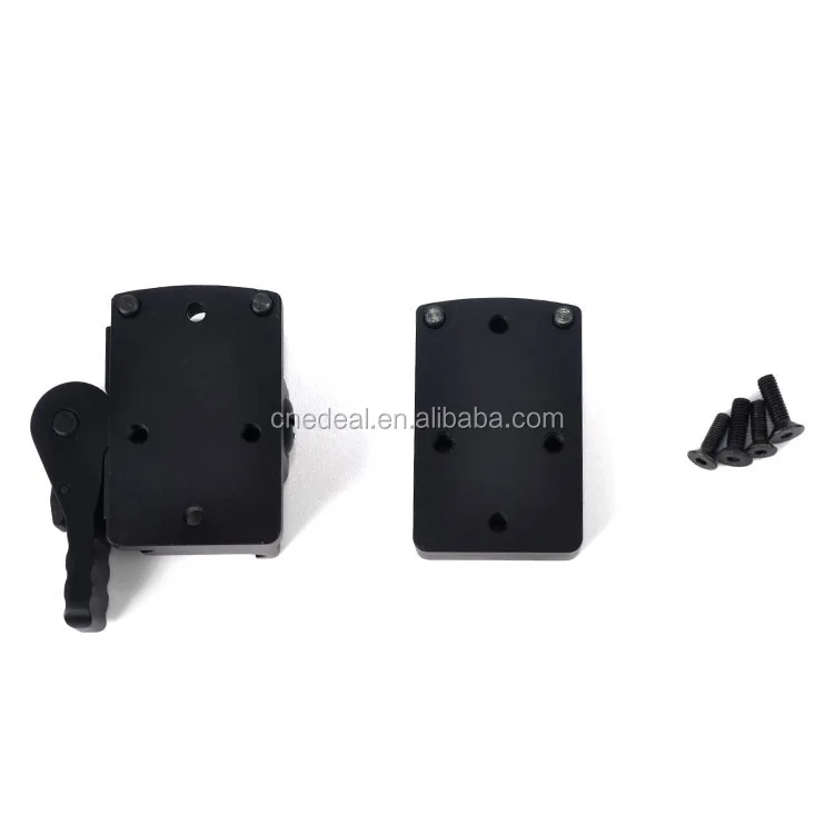 Jialitte J250 Quick Release Pistol Red Dot Mount Sight Mount Base Adapter for RMR Type Red Dot Sight for Glock RMR Mount Plate