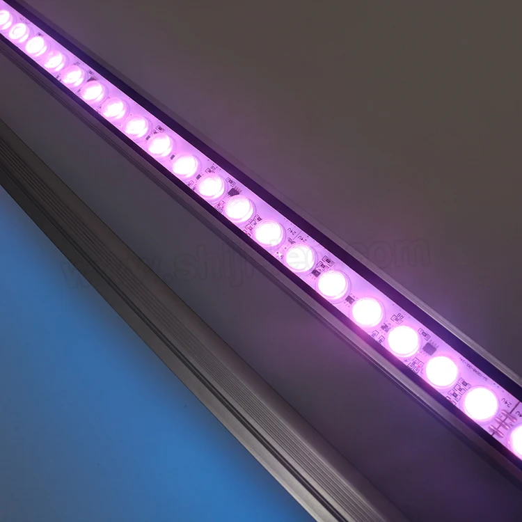 SMD5050 2903 Цифровой rgb 24 В настенный светильник с алюминиевым корпусом