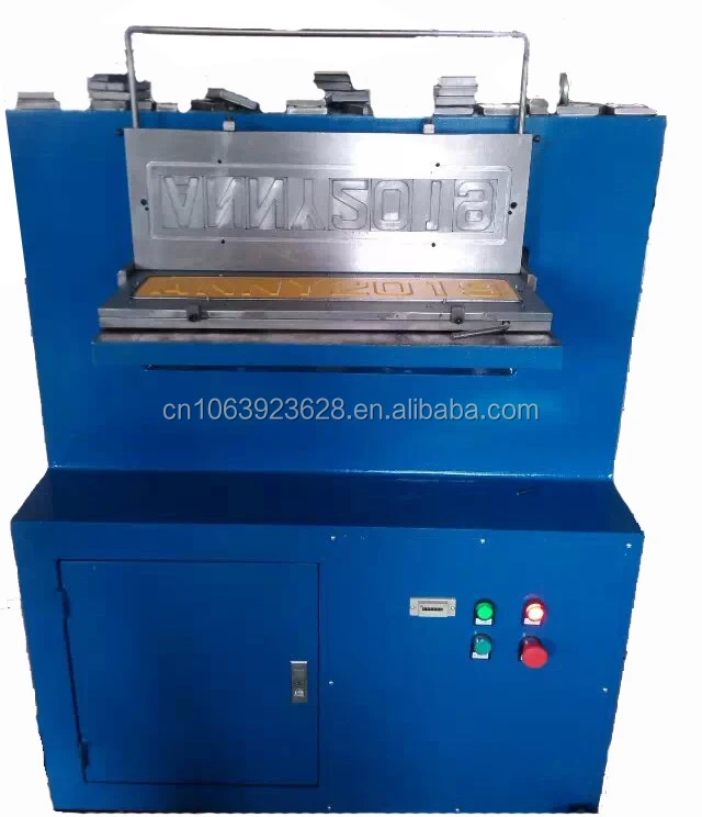 License Plate Number Plate Making Machine Factory Manufacture Good Quality Pressing Machine