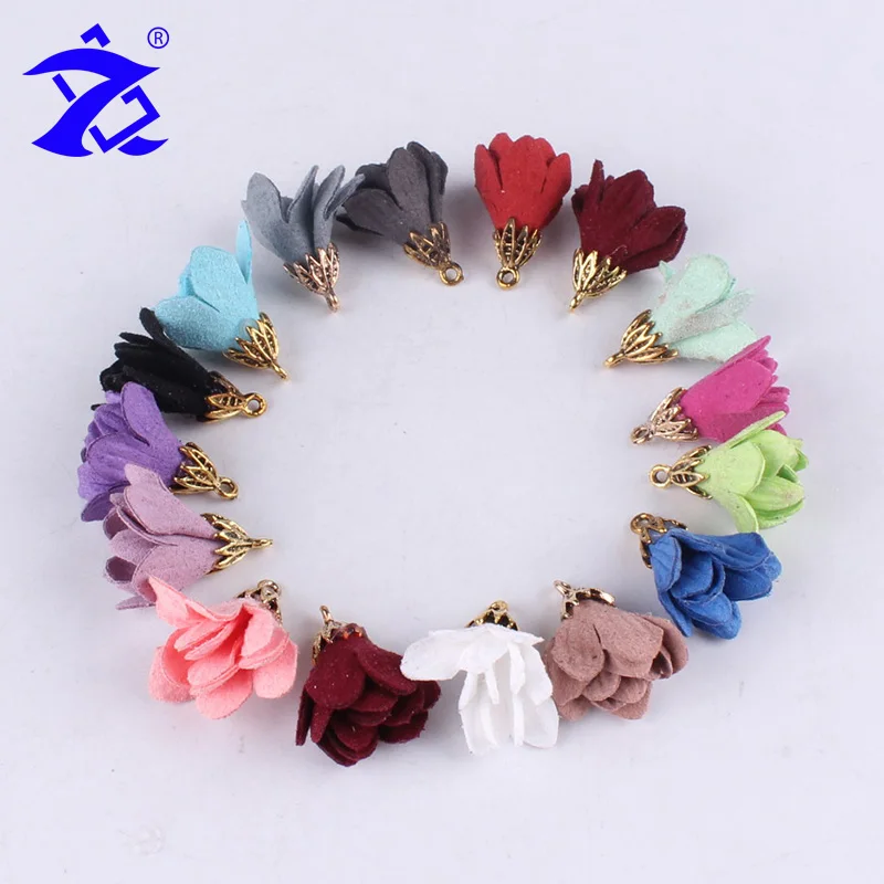Fashion New Style Flower Shape Decorative Tassel with ring
