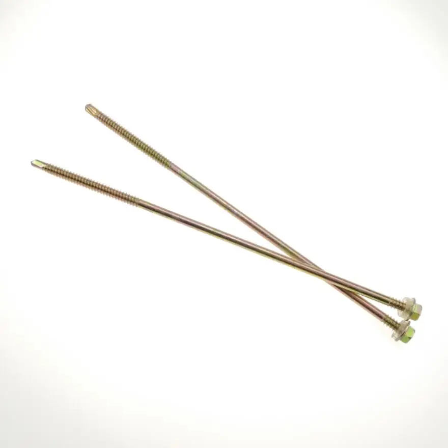 150 mm Sandwich Panel Screws Self Tapping Drilling Screws with Plastic Washer