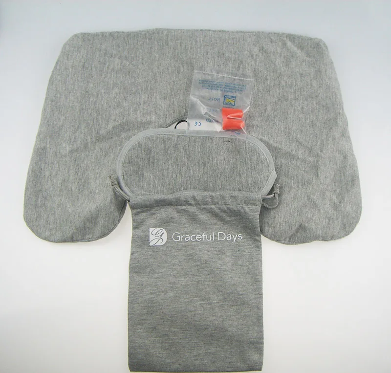 Travel Inflatable Pillow, FULL SLEEP SET!~ INCLUDES Premium Eye Sleep Mask & Ear Plugs