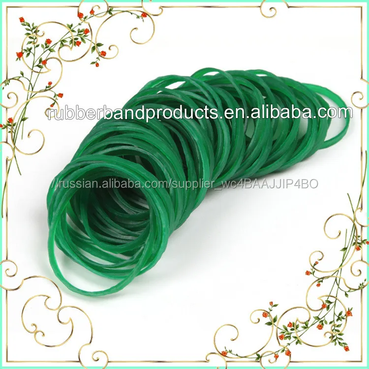Высокое качество зеленого цвета Wide Rubber Band Для офиса