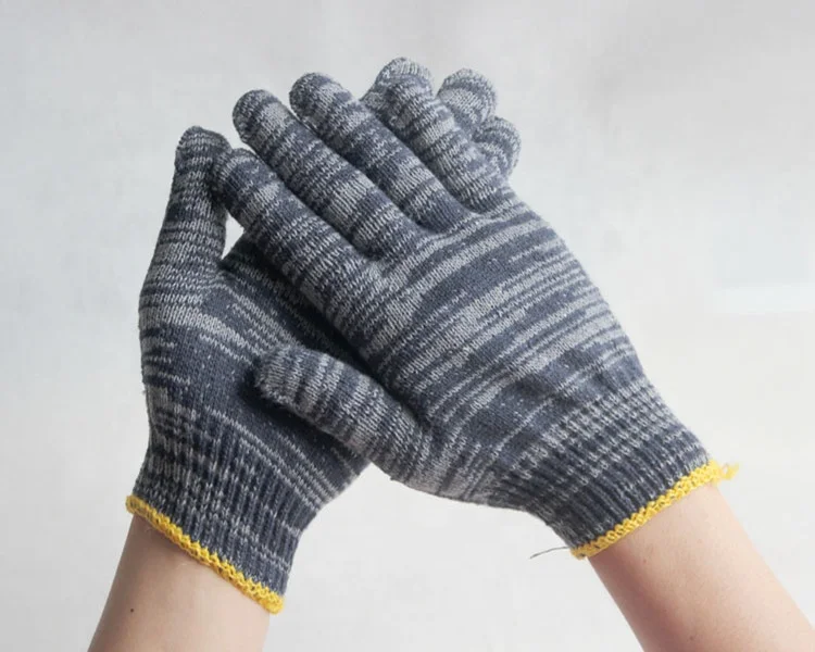 7 gauge colorful  cotton  gloves 600g