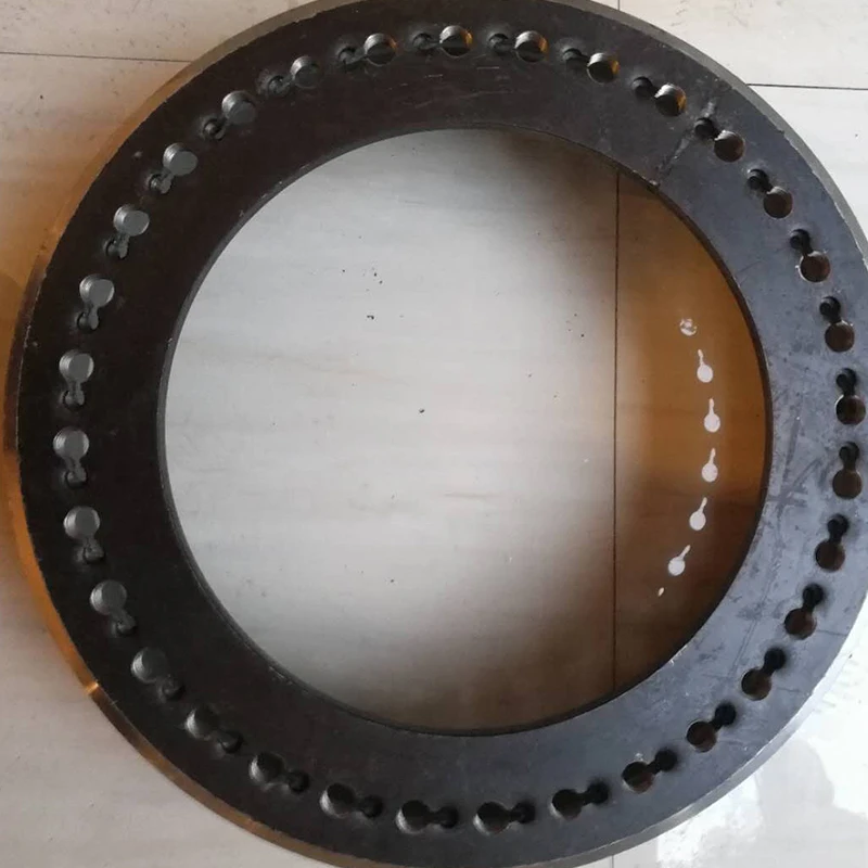 concrete pile carbon steel end plate flange