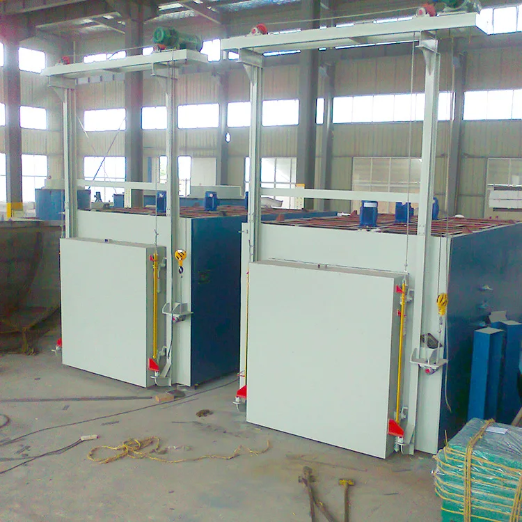 Factory Price bogie hearth hot air circulating drying tempering furnace, trolley type tempering heat treatment furnace