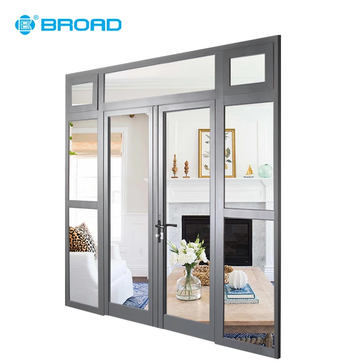 American style apartment entry door aluminum window louver awning