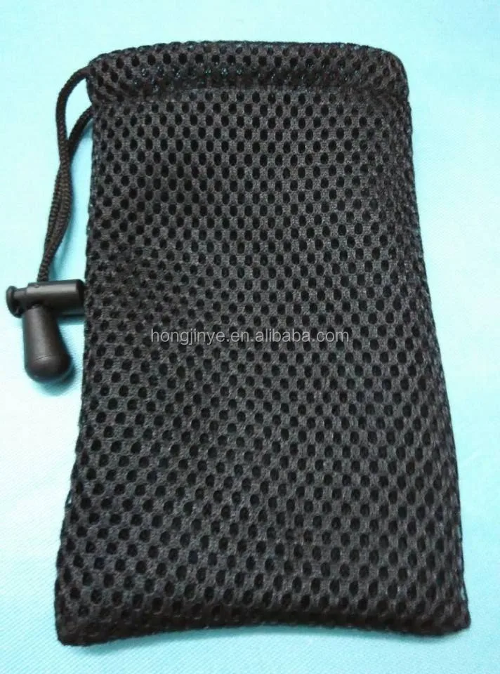 manufacture Cell Phone and jewelry storage mesh jewelry gift pouch dust drawstring packing bags