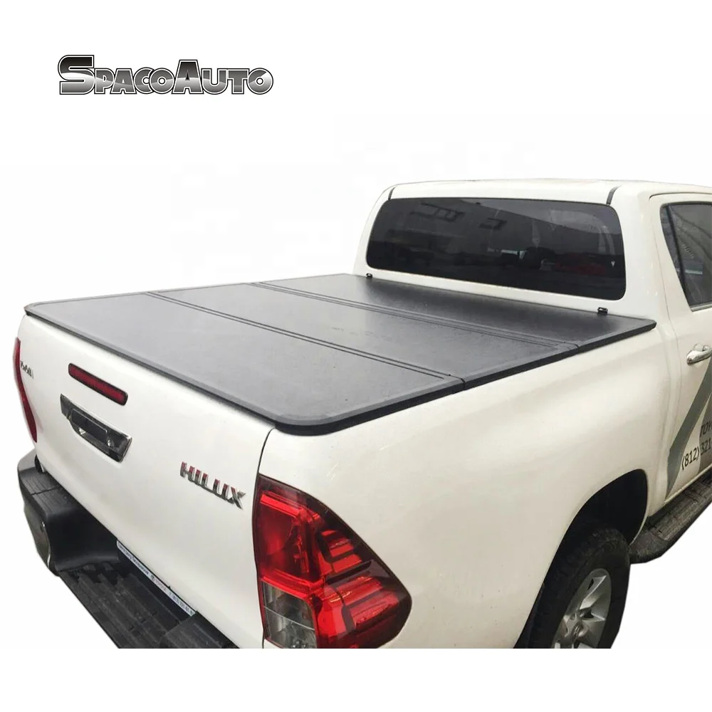 Hard Tri Fold Tonneau Cover For Nissan Navara NP300 Double Cab 2015+