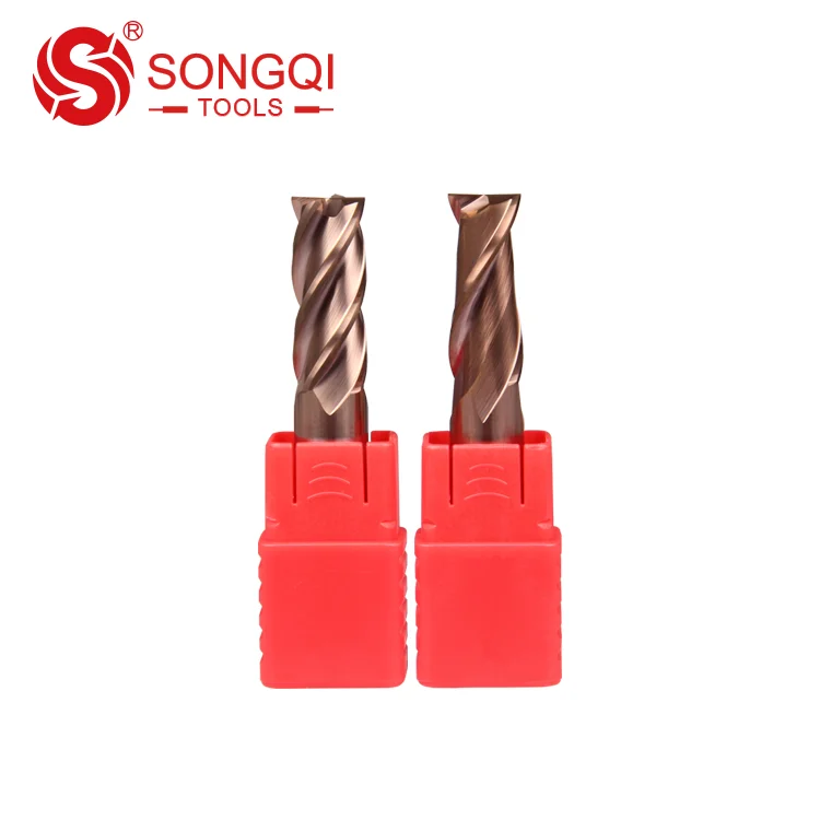SONGQI Solide Carbide End Mill Tool ,End Mill Bit For Stainless Steel