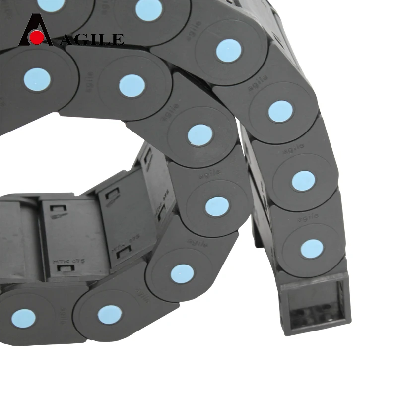 25*75 MTK series CNC reinforced nylon enclosed cable chain