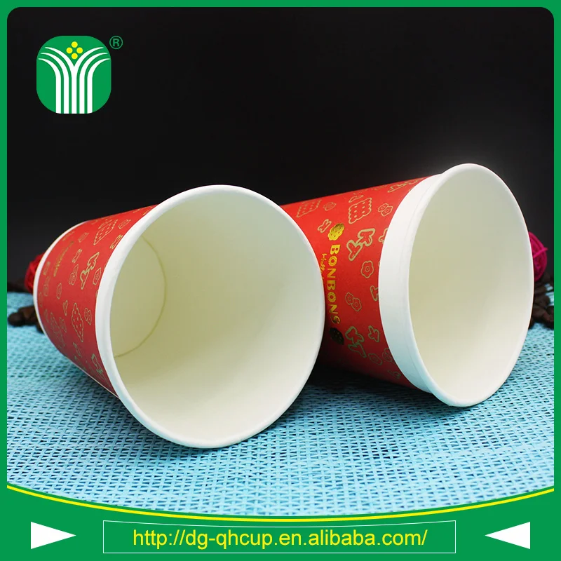 
custom logo printed anti-heat 12oz mcdonalds paper cup 