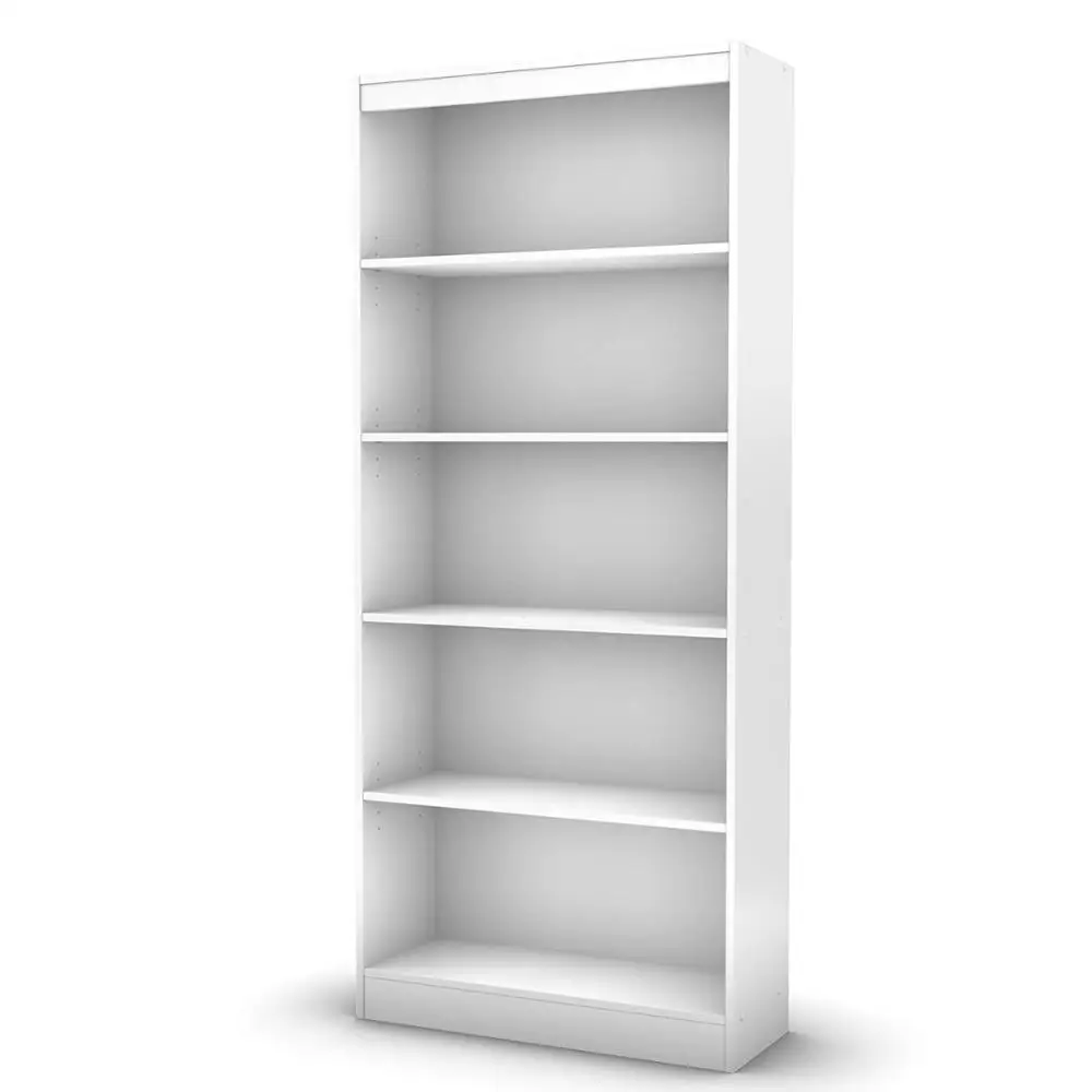 5 Shelf Bookcase In Grey Color 2002