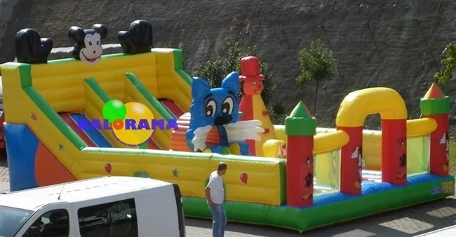 inflatable games cute mouse, inflatable fun city