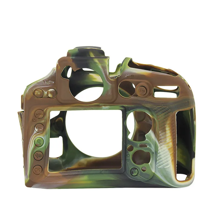 Fashion custom design digital silicone soft camera case for canon