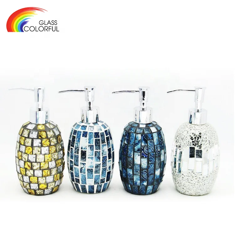 New designed glass soup lotion dispenser