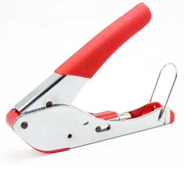 cable install using wire tensioning tool wire stripping tool