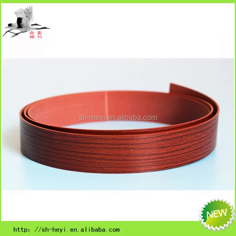Glossy plastic Laminate Strips for Furniture Wood Veneer Strip
