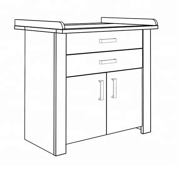 2018 best seller cheap baby changing table